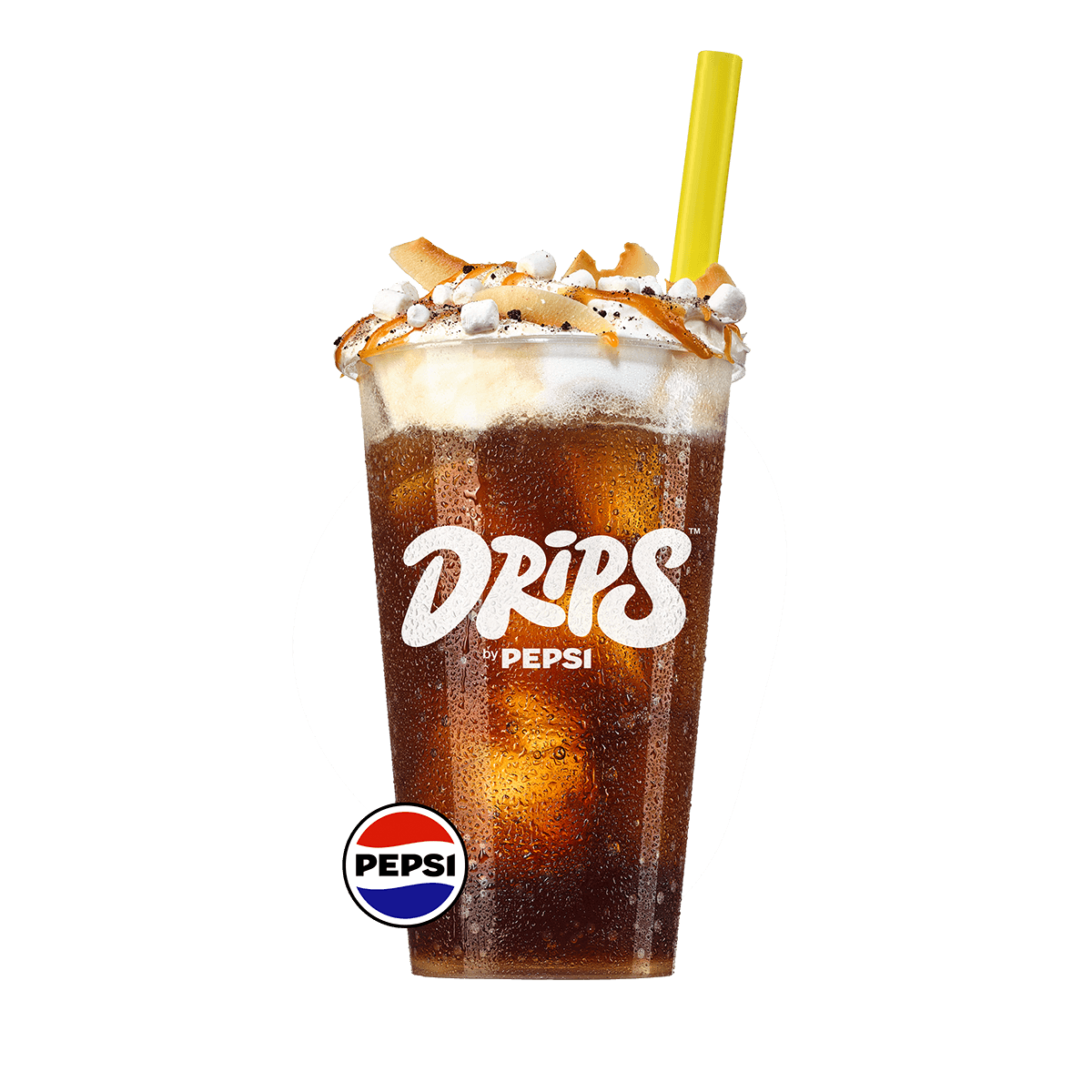 Pepsi Zero Sugar Forever S'mores presented in a glass